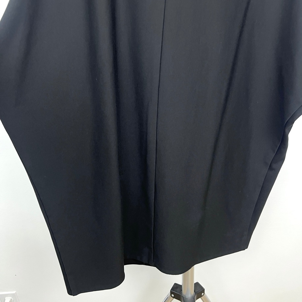 Sz 10- Joseph Ribkoff Black‎ Batwing Short Slv Collarless Cardigan Blazer Jacket - Picture 8 of 11